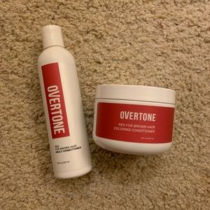 Overtone Red for Brown coloring conditioner